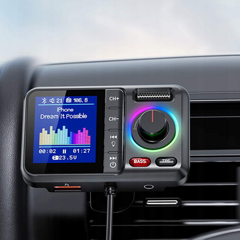 TRANSMITTER FM BLUETOOTH CHARGER BT USB TYP-C QC 3.0 + BASS LED MP3 Manufacturer code 90016CR1089