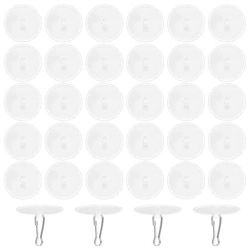TRANSPARENT SELF-ADHESIVE CEILING HOOKS FOR WALL WITHOUT TRACES 80 PCS Brand no brand