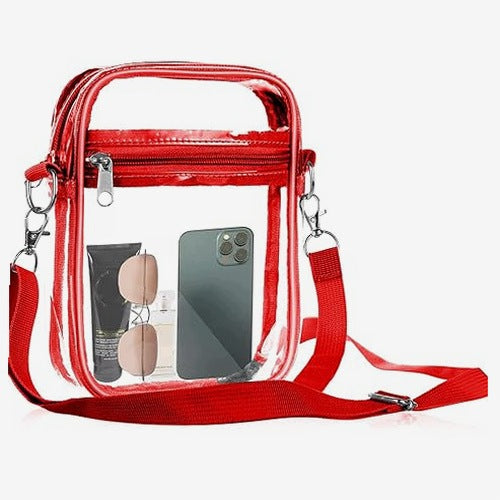 TRANSPARENT SHOULDER BAG WATERPROOF FOR HOME PARTY CONCERTS