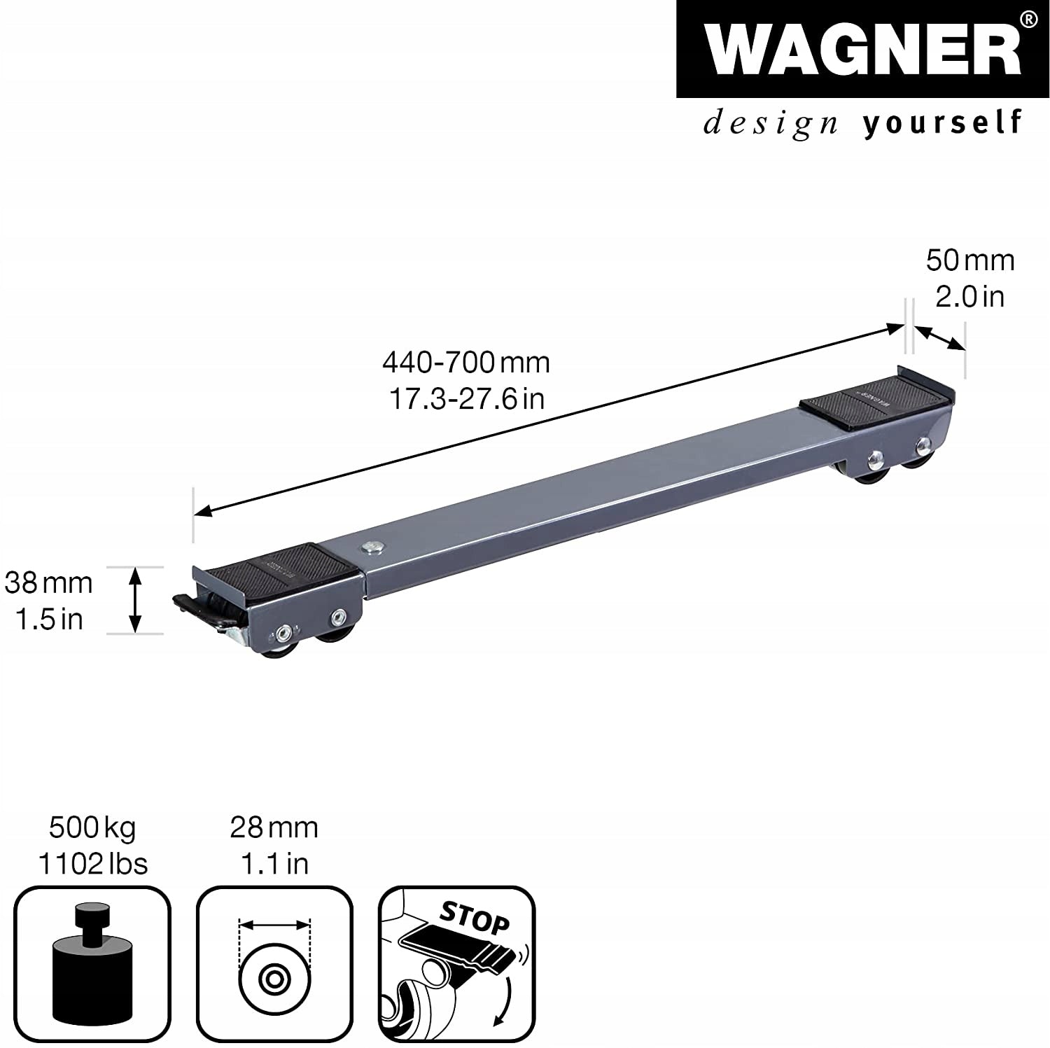 TRANSPORT RAIL WAGNER 20119901 FOR TRANSPORTING 1 PCS. Manufacturer code 20119901
