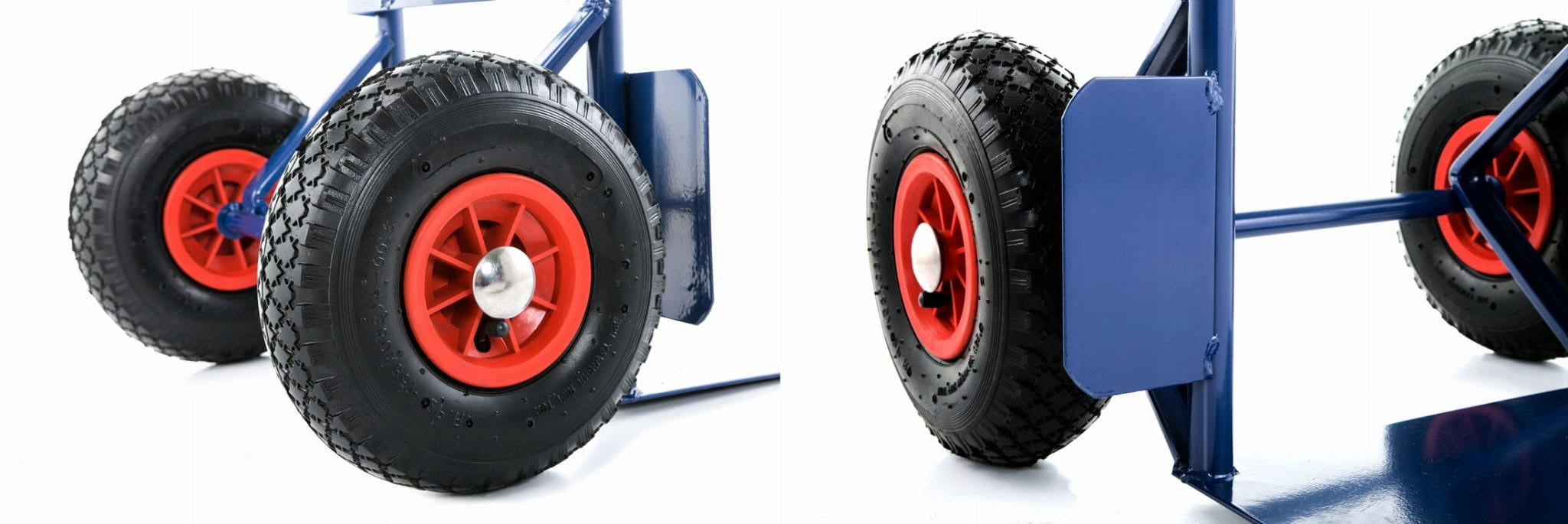 TRANSPORT TROLLEY WAREHOUSE MILLING MACHINE 250KG STRONG WITH WHEELBARROW PLATFORM Color blue