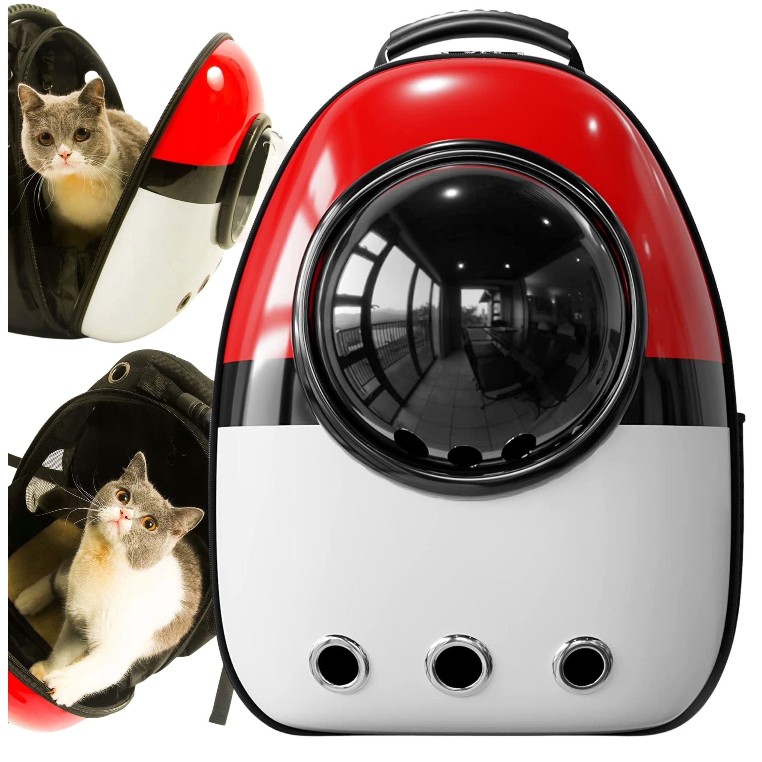 TRANSPORTER BACKPACK DOG CAT BAG SPACE WINDOW POKEMO WATERPROOF