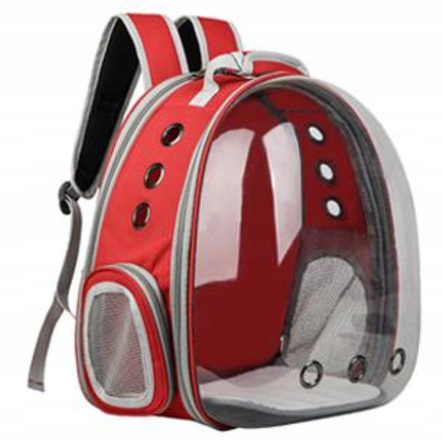 TRANSPORTER BACKPACK DOG CAT BAG TRANSPARENT Brand DKM