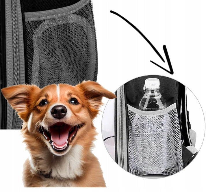 TRANSPORTER BACKPACK TRANSPARENT CAT BAG DOG ANIMALS VENTILATION Brand no brand