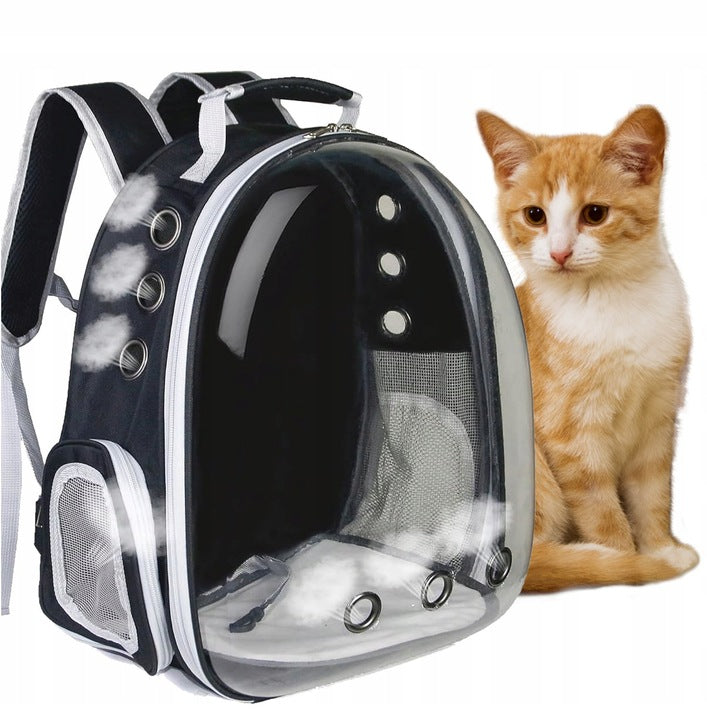 TRANSPORTER BACKPACK TRANSPARENT CAT BAG DOG ANIMALS VENTILATION Manufacturer code Plecak Transporter Dla Kota Psa