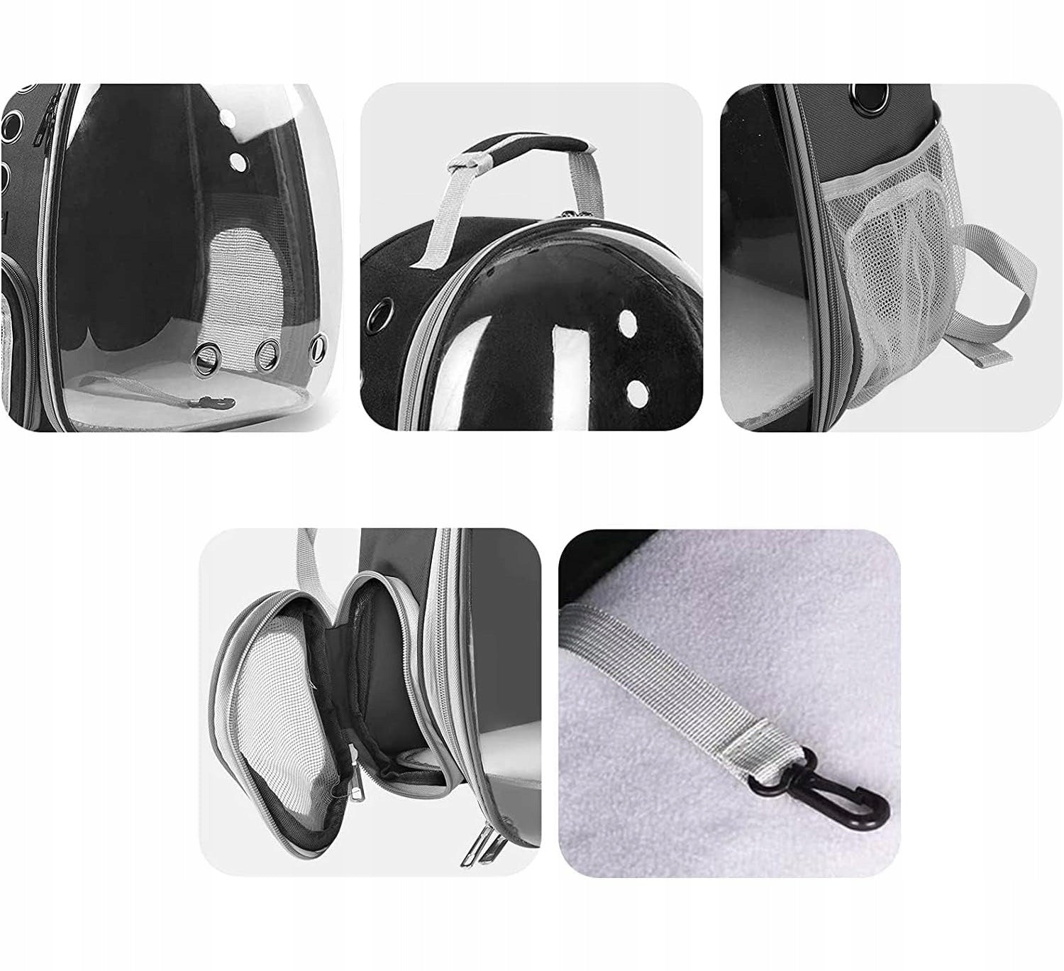 TRANSPORTER BAG CAT BACKPACK DOG TRANSPARENT Koanni Kind backpack