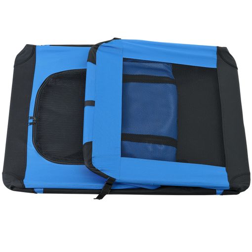 TRANSPORTER FOLDING PLAYPEN BAG BED WITH VENTILATION FOR DOG 42x42x60 Packaging status original
