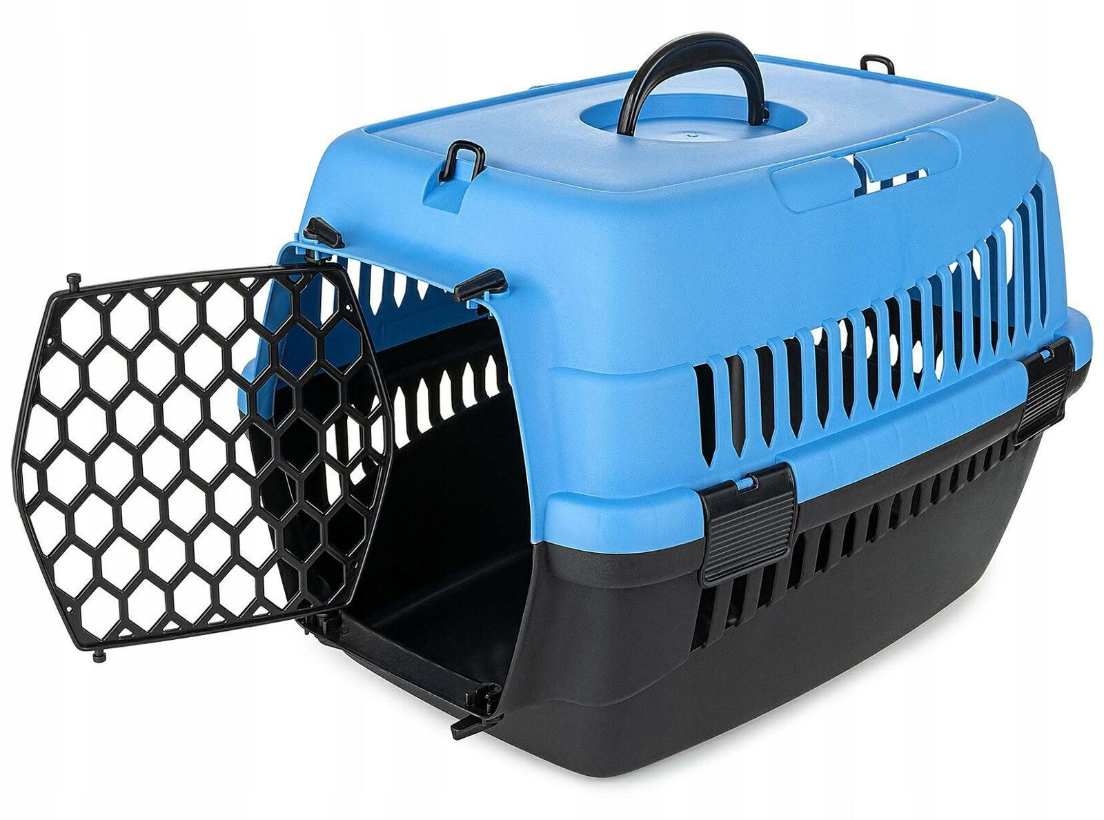 TRANSPORTER FOR CAT DOG RABBIT RODENTS ABBA M 56x37x37cm BLUE Manufacturer code T60M