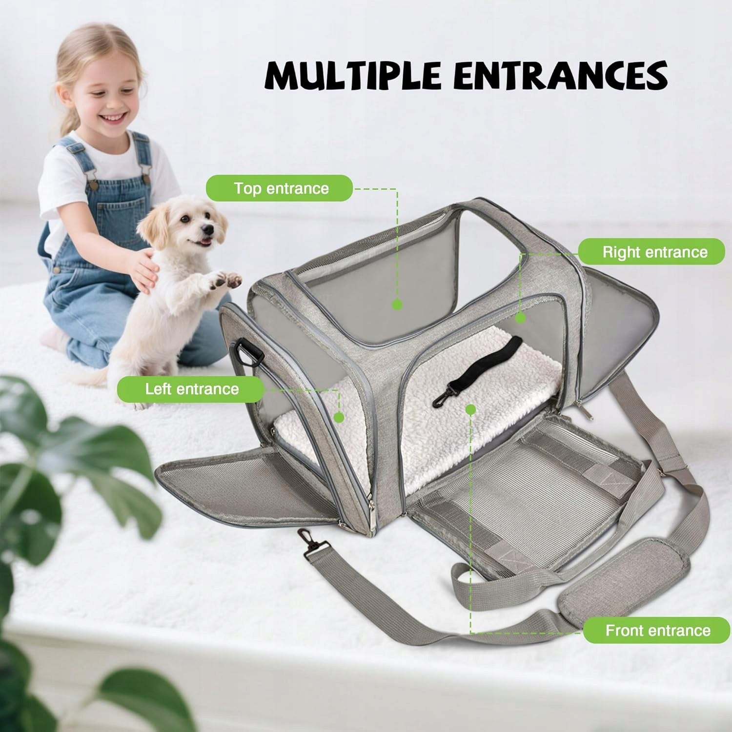 TRANSPORTER For Cat Dog Rabbit Animal Carrying Bag Shoulder Playpen Kind carrier