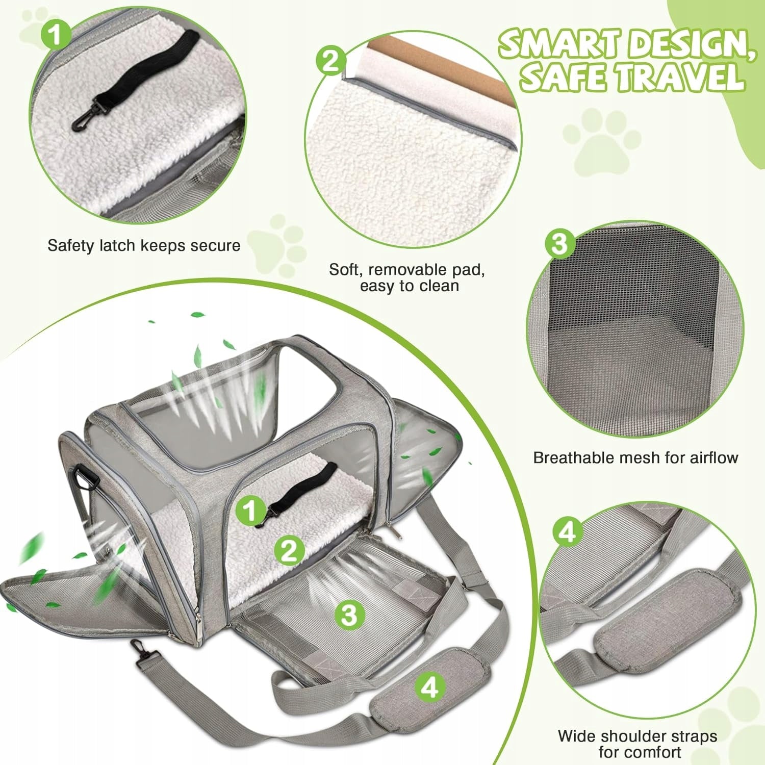 TRANSPORTER For Cat Dog Rabbit Animal Carrying Bag Shoulder Playpen Product width 43 cm