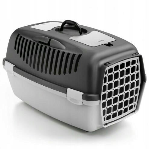 TRANSPORTER GULLIVER 2 FOR DOG CAT Rabbit 55x36x35 Grey Large Solid