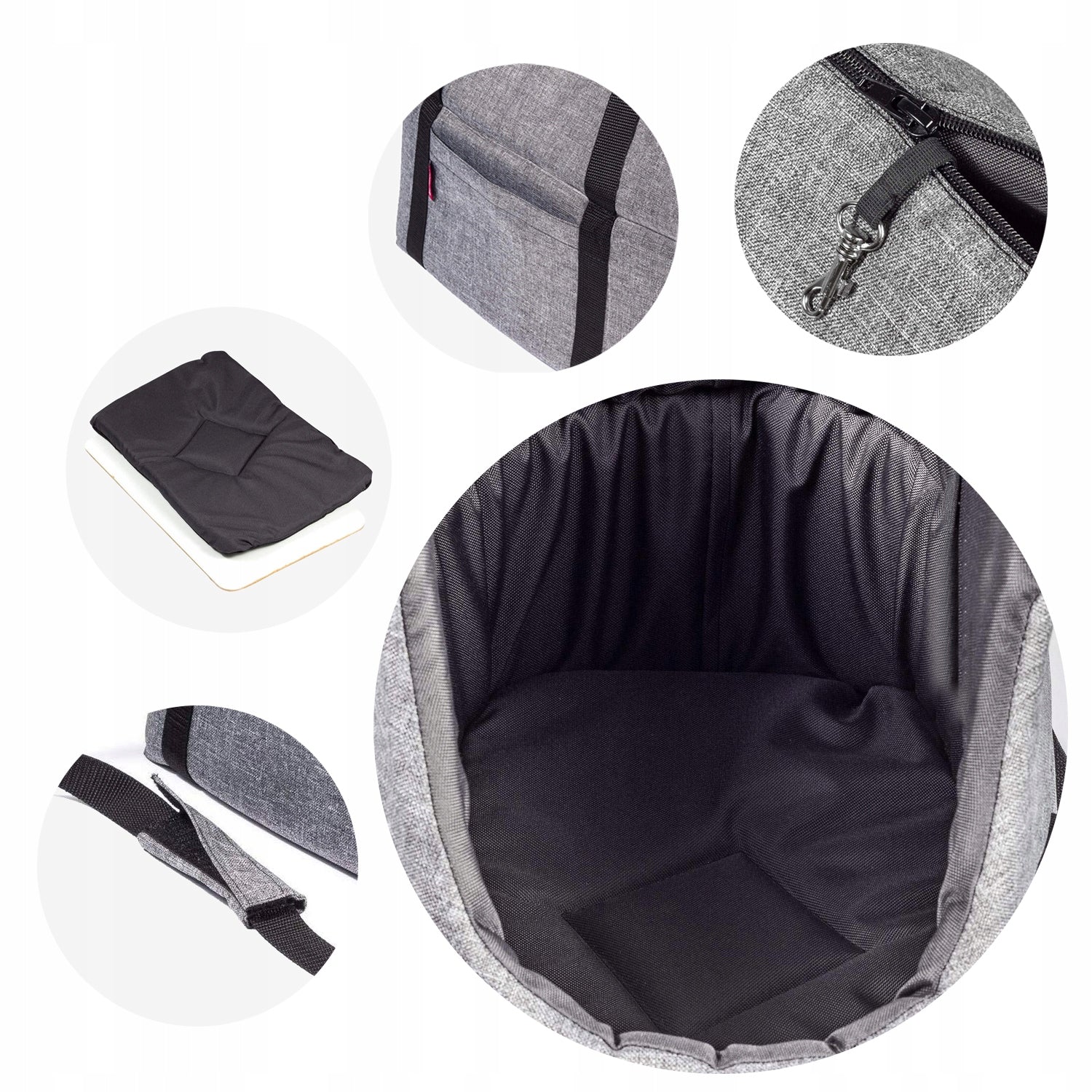 TRANSPORTER Travel bag for Dog Cat Carrier S Main material fabric