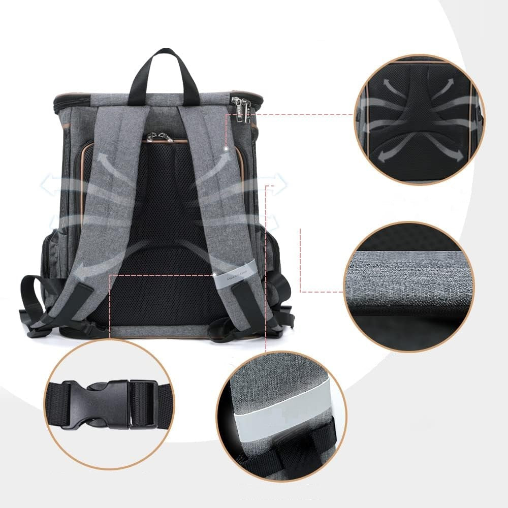 TRANSPORTER backpack for CAT and DOG FOLDING VENTILATED EXTENDED (I219) Manufacturer code I219
