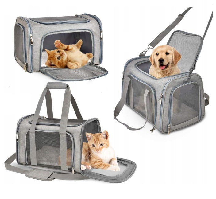 TRANSPORTER for cat dog bag with shoulder strap 45x30x30 M (I218) Manufacturer code I218 M