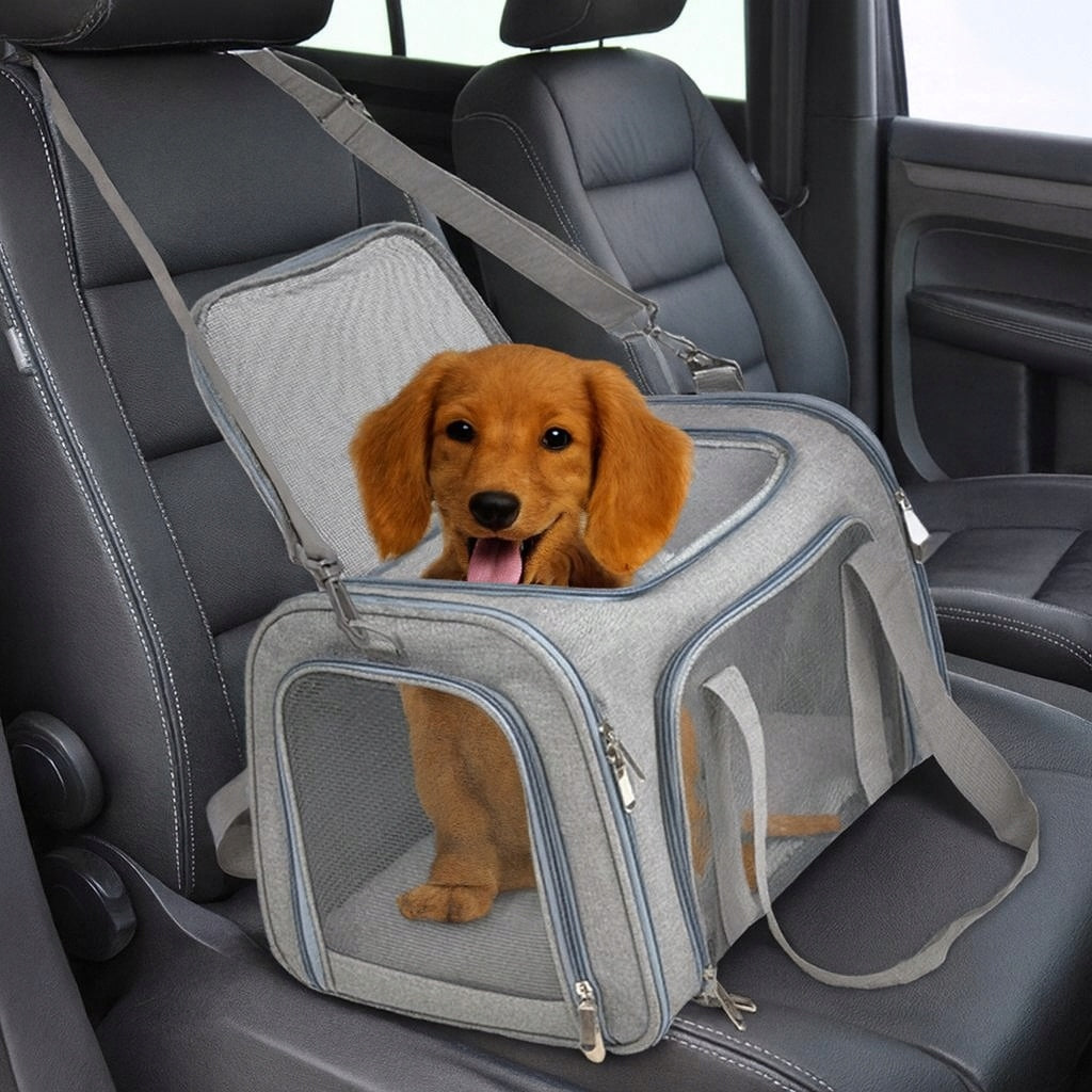 TRANSPORTER for cat dog bag with shoulder strap 50x35x35 L (I218) Kind carrier