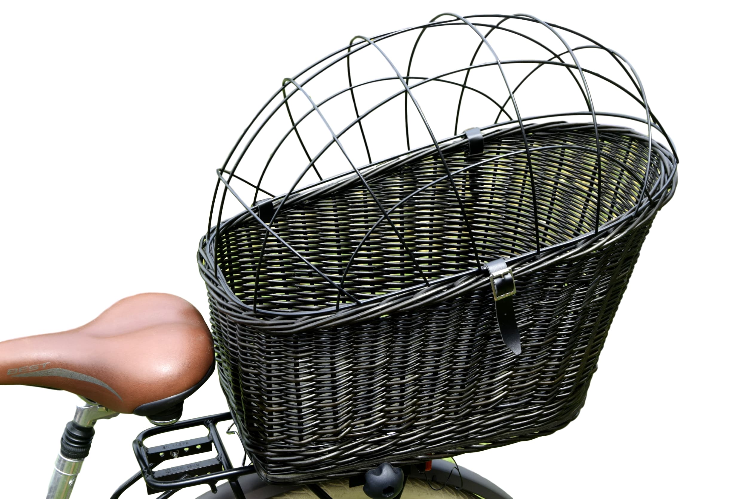 TRANSPORTER wicker basket for a bicycle. MIX basket Brand Wiklinowe Cuda