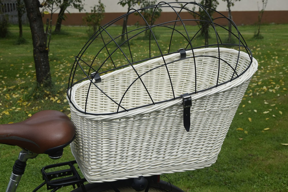 TRANSPORTER wicker basket for a bicycle. MIX basket Manufacturer code 1_KR_0002