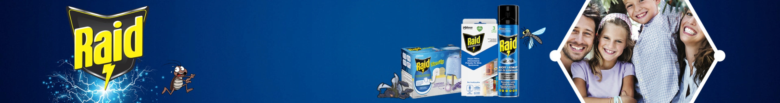 TRAP FOR FISH AND COCKROACHES RAID 5 PCS. EFFECTIVE UNSCENTED WITHOUT CHEMICALS Batteries included no