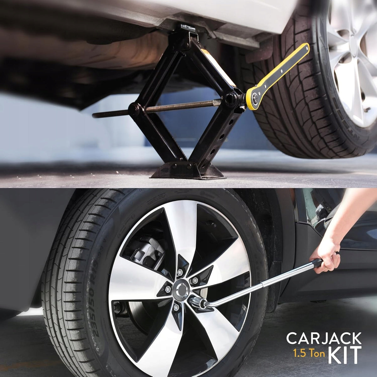 TRAPEZOIDAL CAR LIFT 1,5TONS AMVIA 80-350MM MODEL 202L Brand no brand