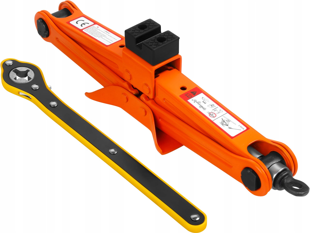 TRAPEZOIDAL LIFT 2T 120-420MM + WHEEL WRENCH KD3526 Maximum lifting height 1 mm