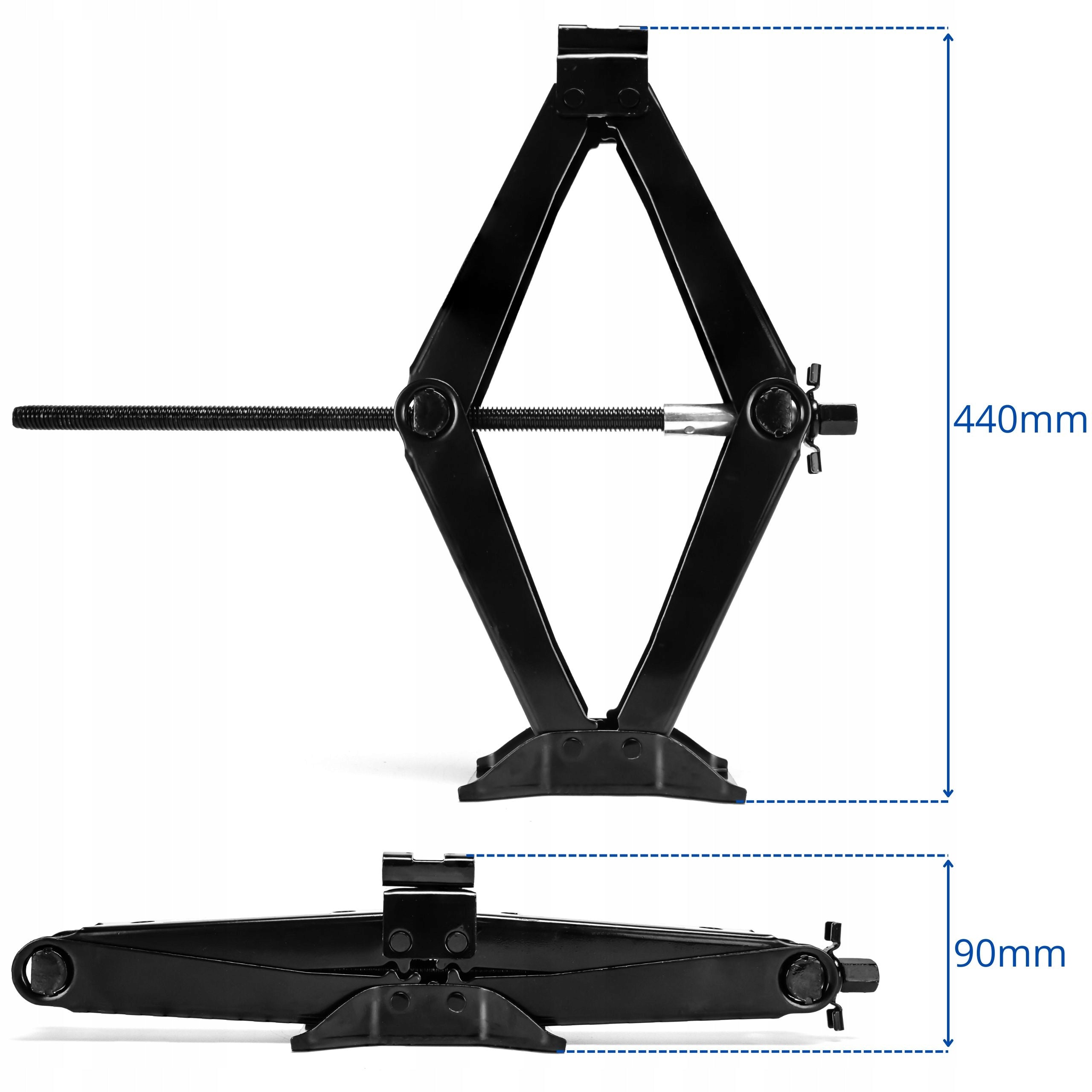 TRAPEZOIDAL LIFT 2T CAR JACK 90-440mm WHEEL WRENCH COVER Manufacturer code SN4550