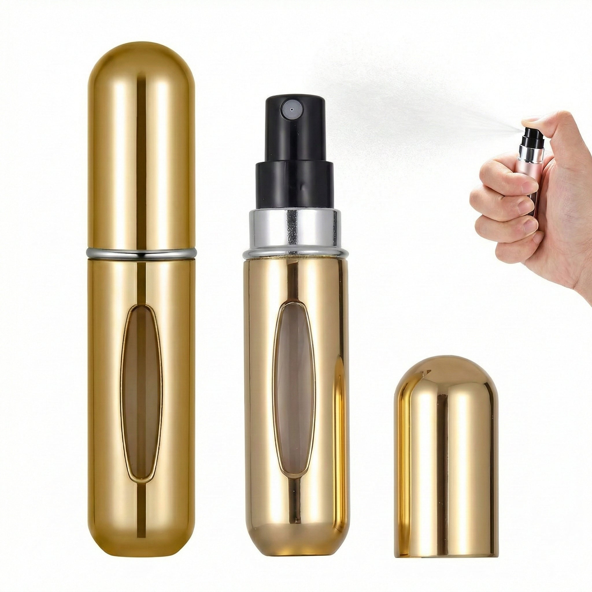 TRAVEL ATOMIZER PERFUME 5ML ALUMINIUM TRAVEL PERFUME BOTTLE