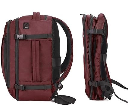 TRAVEL BACKPACK HAND LUGGAGE RYANAIR Ecohub 40X20X25cm 20L RED Brand Kono