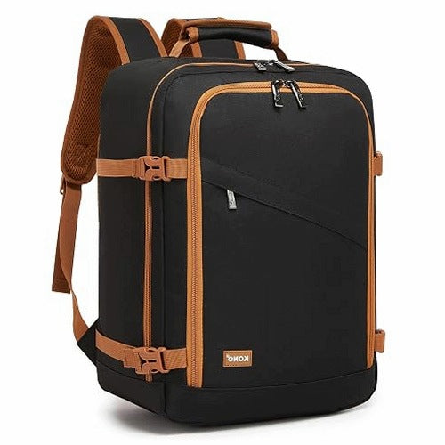 TRAVEL BACKPACK HAND LUGGAGE RYANAIR WIZZ AIR 40X30X20 CM metal