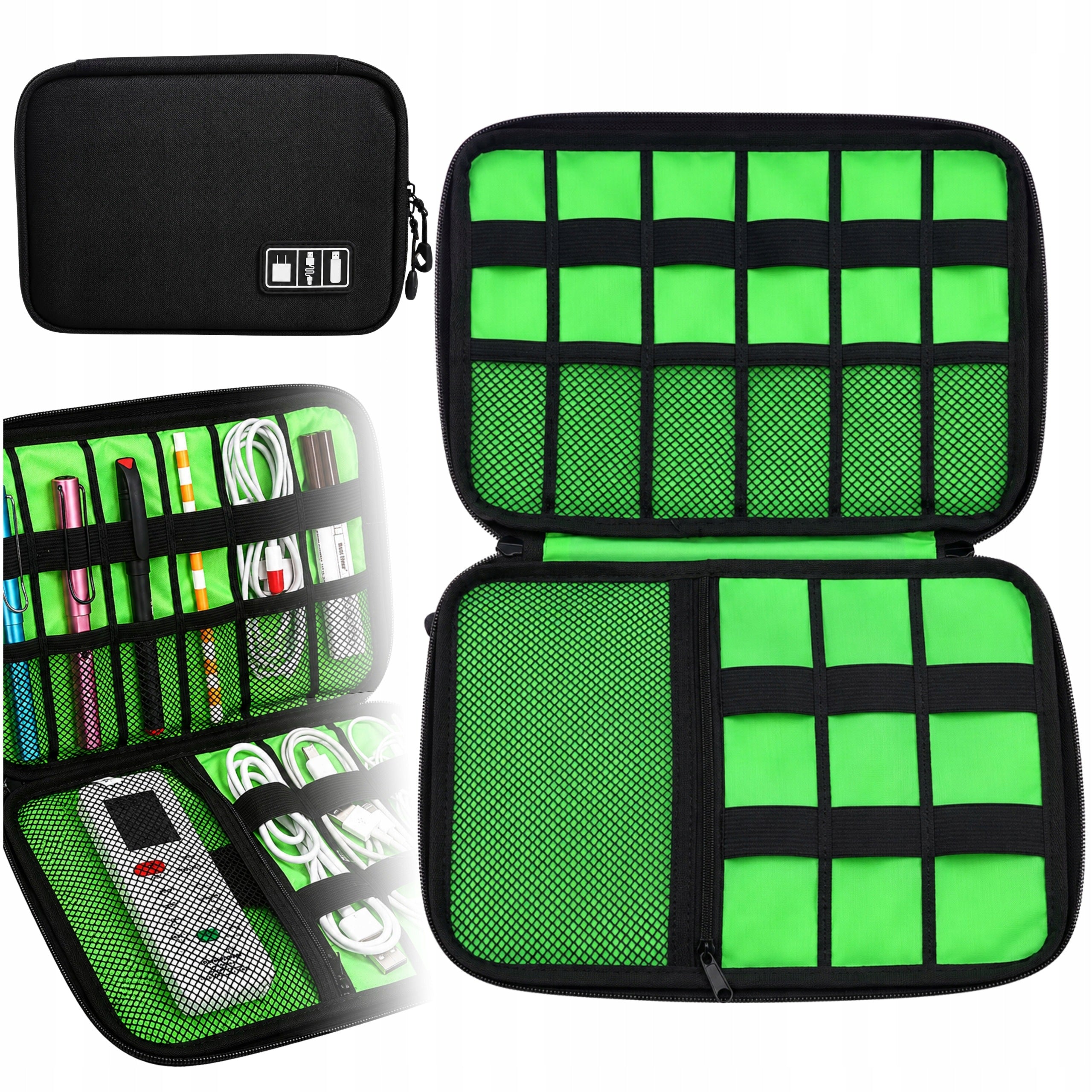 TRAVEL BAG CABLE COVER WIRES ORGANIZER FOR CABLE CHARGERS