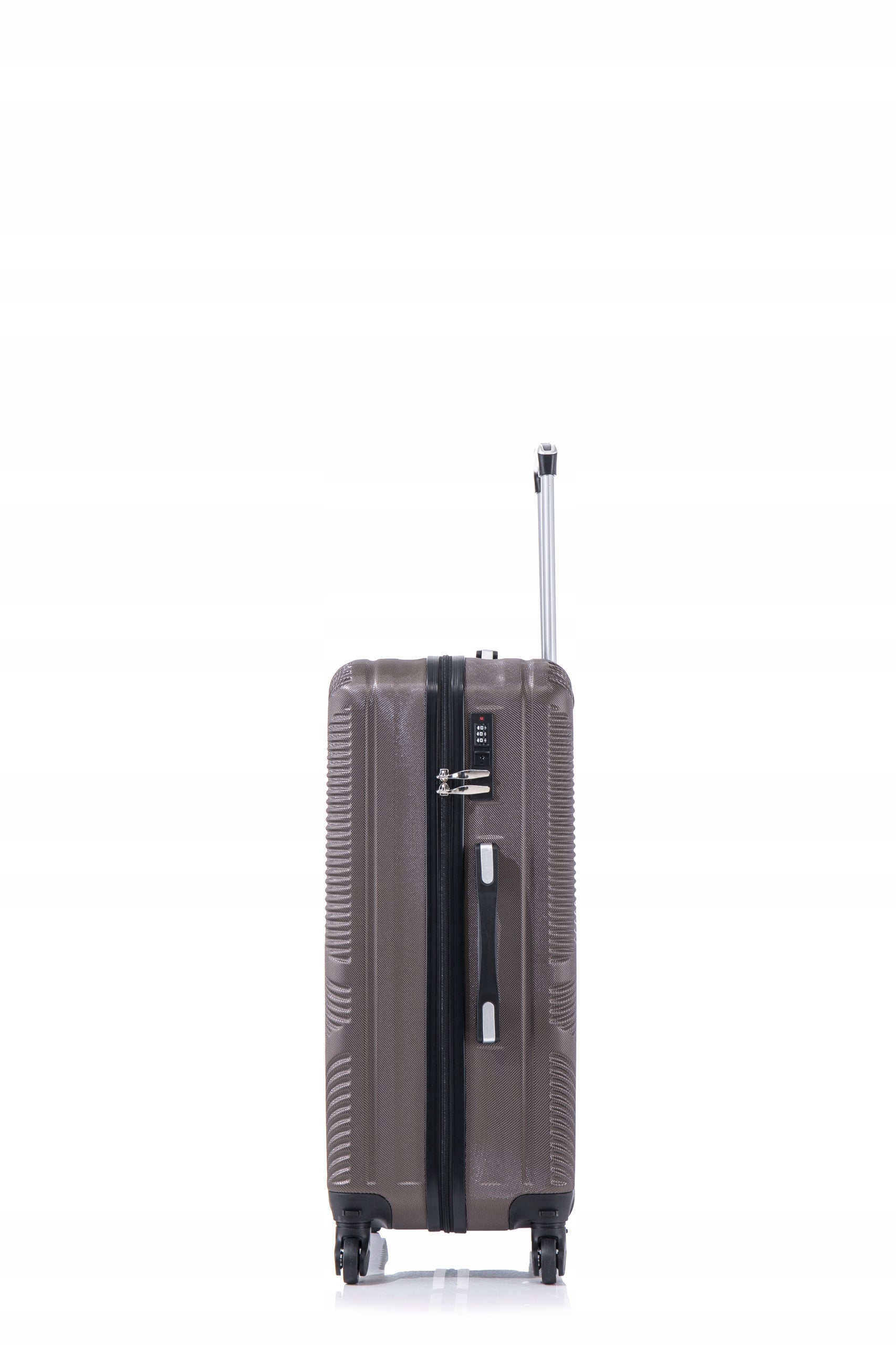 TRAVEL CABIN SUITCASE WITH WHEELS DETACHABLE WHEELS 20" ABS MIAMI COFFEE Model Miami Beach