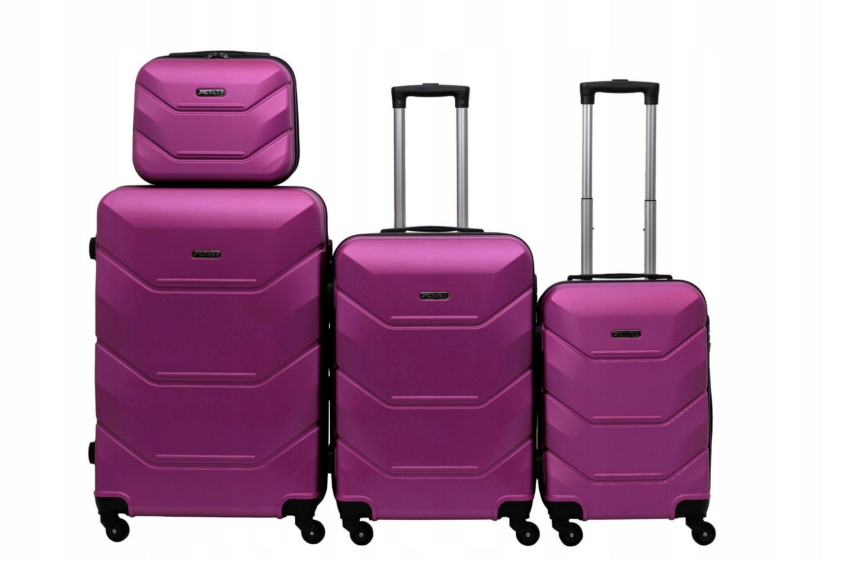 TRAVEL CASE LARGE MEDIUM SMALL SUITCASE WHEELS LUGGAGE BAG PREMIUM Packaging status original