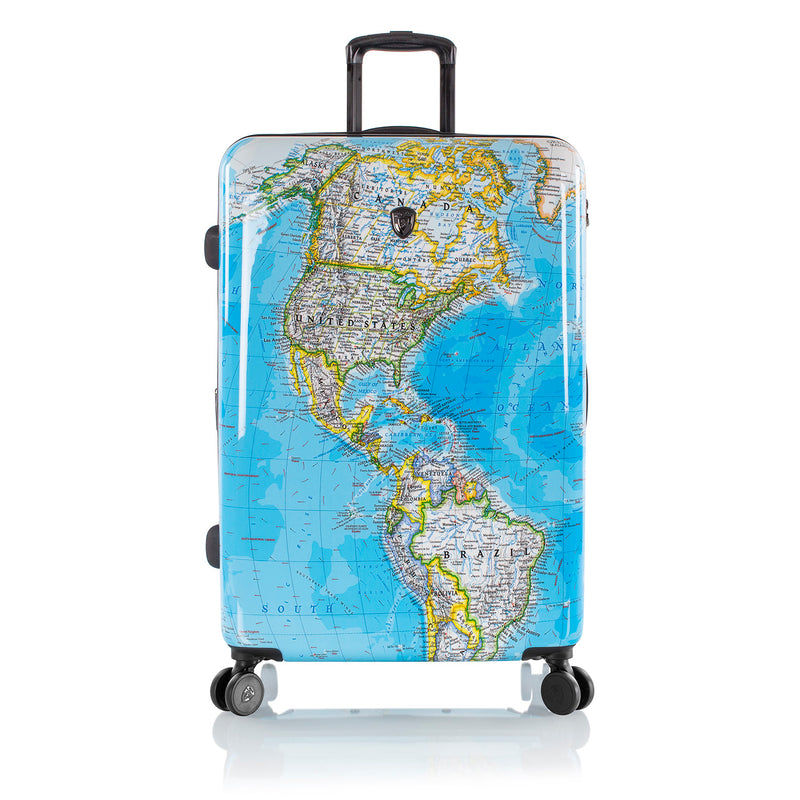 TRAVEL CASE LARGE WORLD MAP BLUE HEYS CANADA EXCLUSIVE Packaging status original