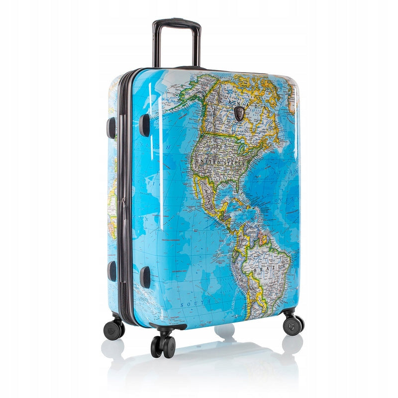 TRAVEL CASE LARGE WORLD MAP BLUE HEYS CANADA EXCLUSIVE
