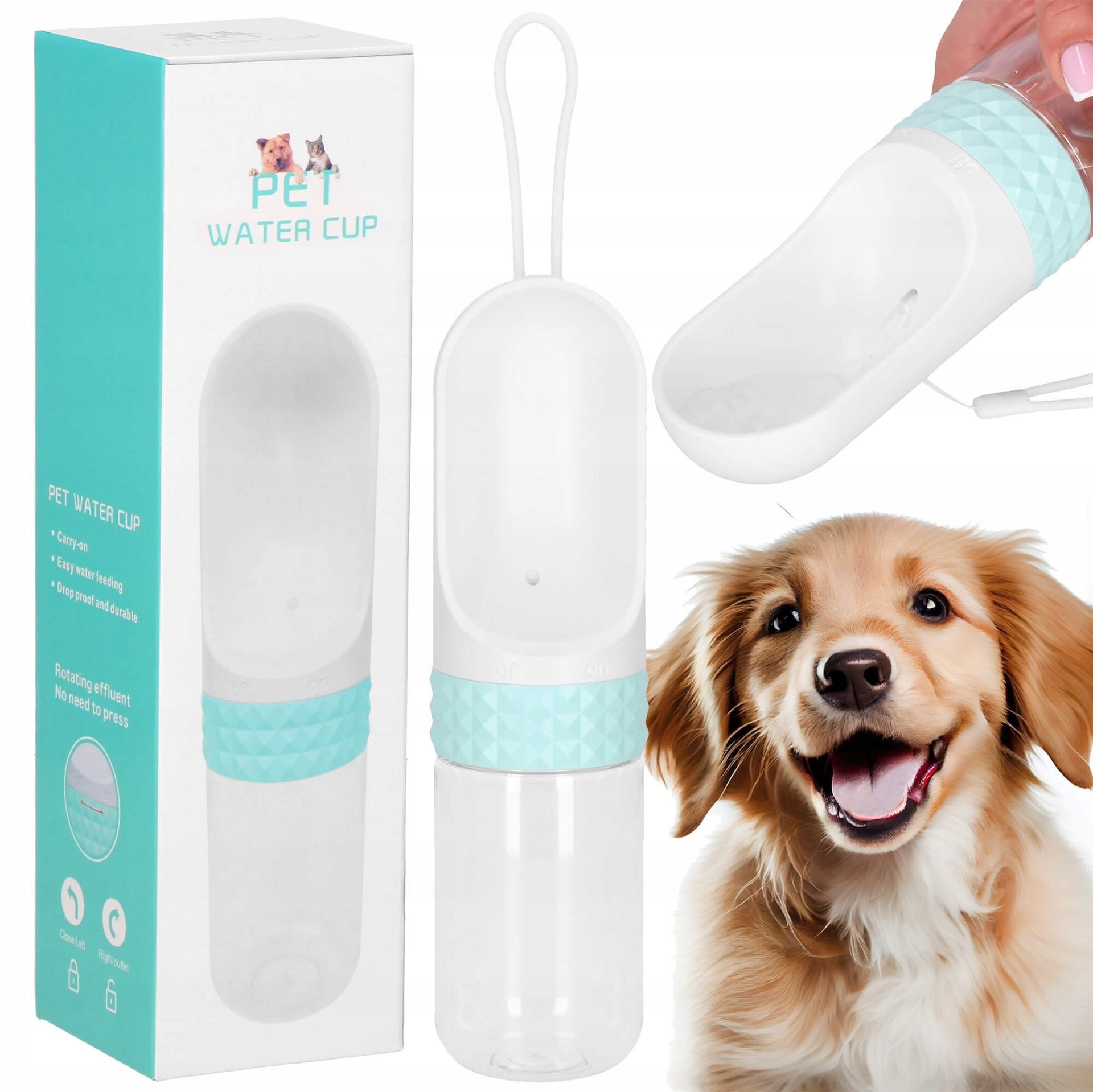 TRAVEL DRINKER TRAVEL BOTTLE WATER BOTTLE FOR DOG AND CAT DRINKER