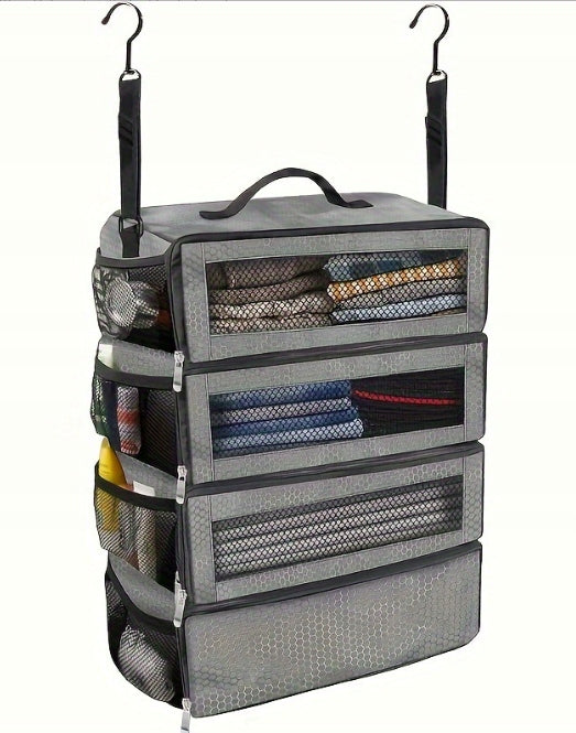TRAVEL HANGING OGRANIZER BAG 60x23x37cm GREY