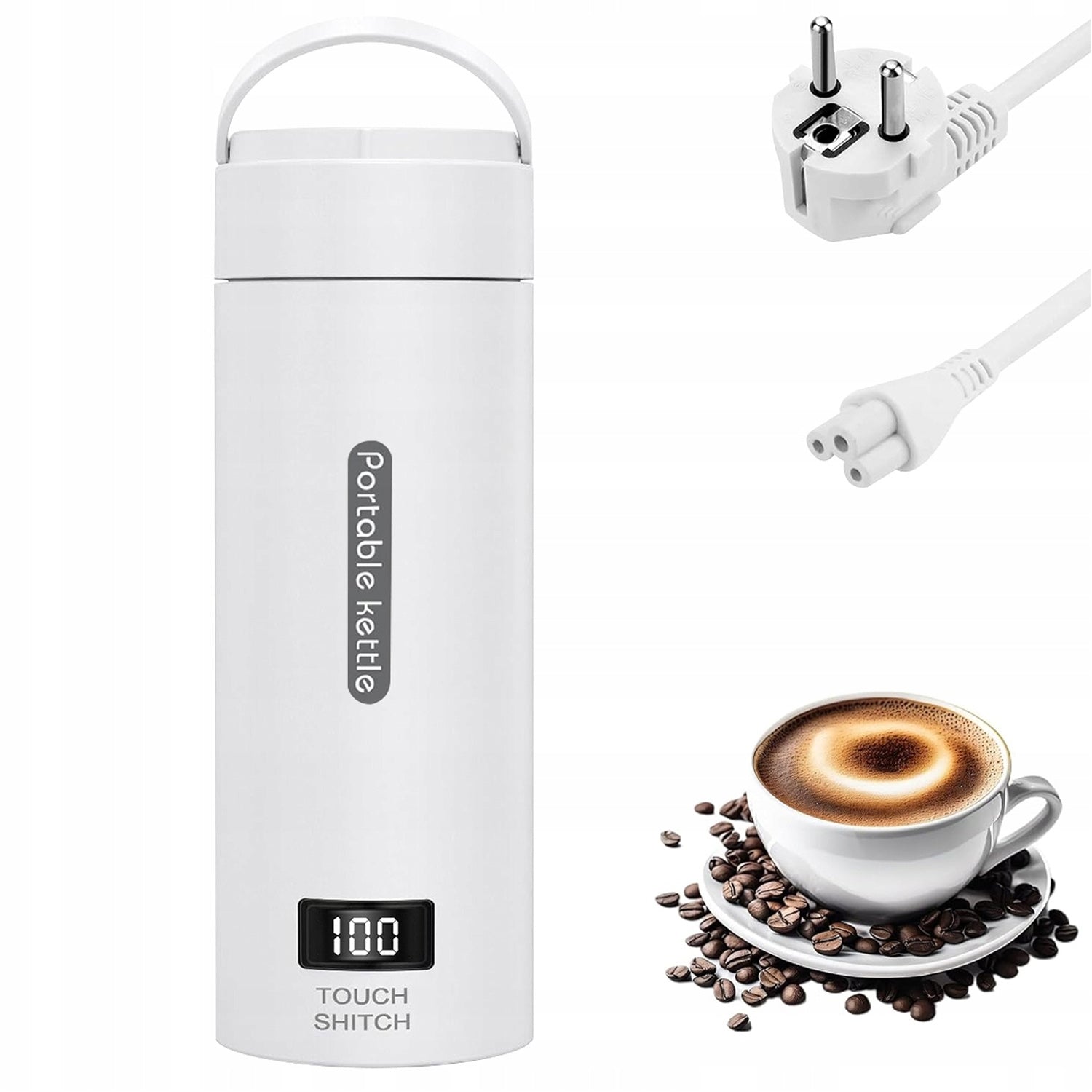 TRAVEL KETTLE, PORTABLE KETTLE, TRAVEL ELECTRIC KETTLE 500ML