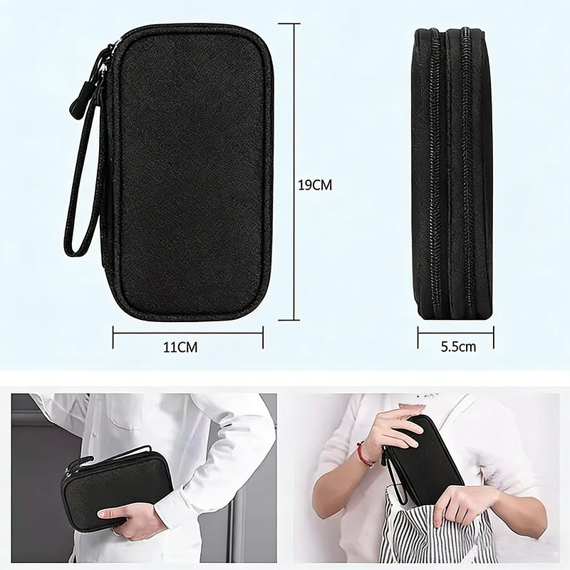 TRAVEL ORGANIZER BAG CASE FOR CABLES AND CHARGERS,DISK,POWER BANK Brand no brand