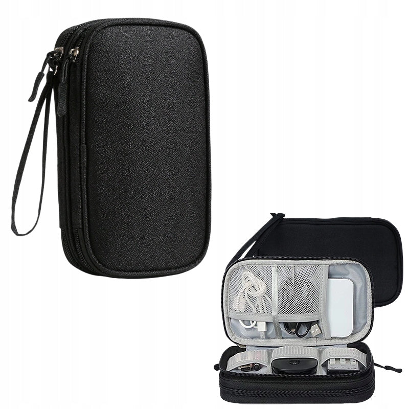 TRAVEL ORGANIZER BAG CASE FOR CABLES AND CHARGERS,DISK,POWER BANK