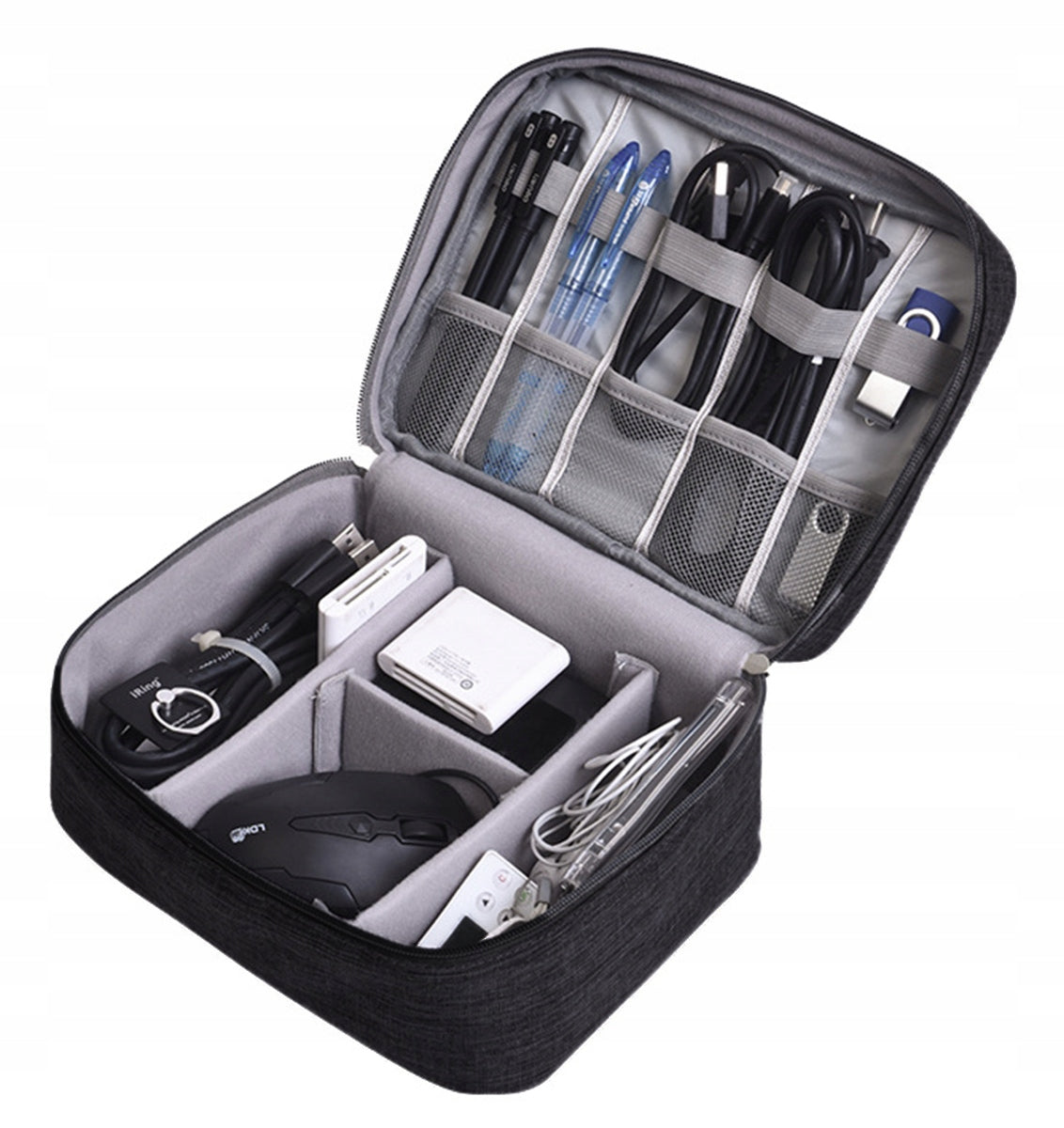 TRAVEL ORGANIZER BAG CASE FOR CHARGER CABLES AND ORDER WITH ACCESSORIES Manufacturer code APT_TR12B