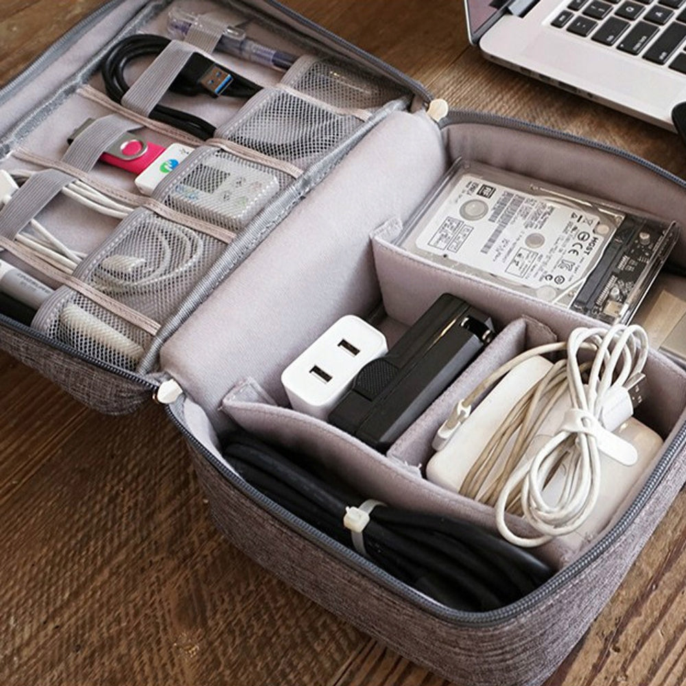 TRAVEL ORGANIZER BAG CHARGER CASE CABLES ELECTRONICS WITH XL HANDLE Certificates of conformity CE