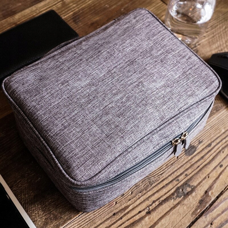 TRAVEL ORGANIZER BAG CHARGER CASE CABLES ELECTRONICS WITH XL HANDLE Product weight with unit packaging 2 kg