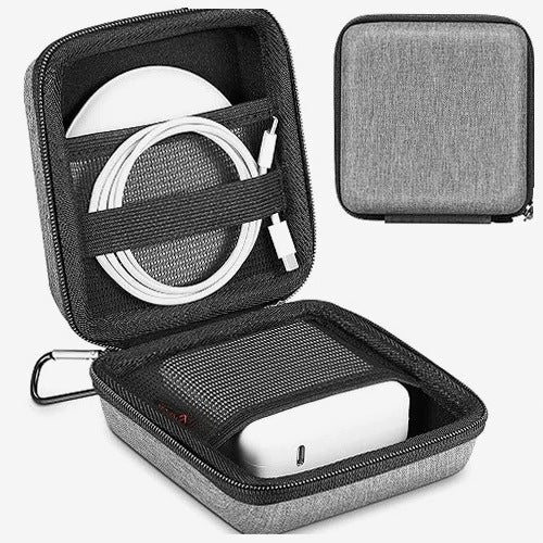 TRAVEL ORGANIZER CHARGER CASE MACBOOK CABLES ACCESSORIES 13X13CM