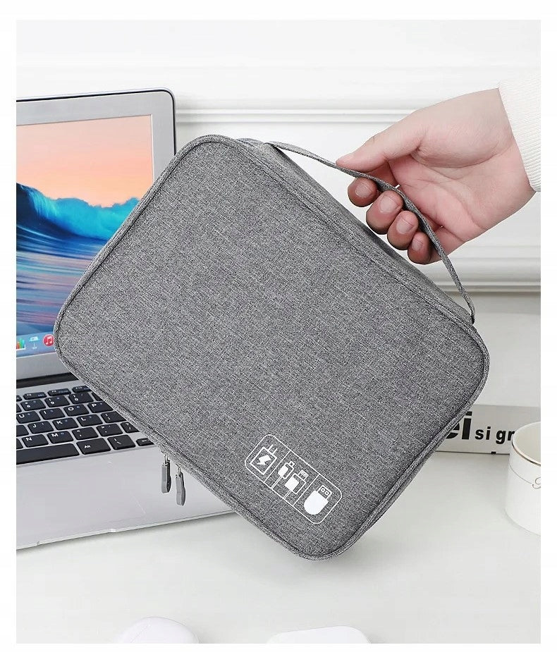 TRAVEL ORGANIZER FOR CABLES AND CHARGERS CASE BAG SMALL WATERPROOF Brand no brand