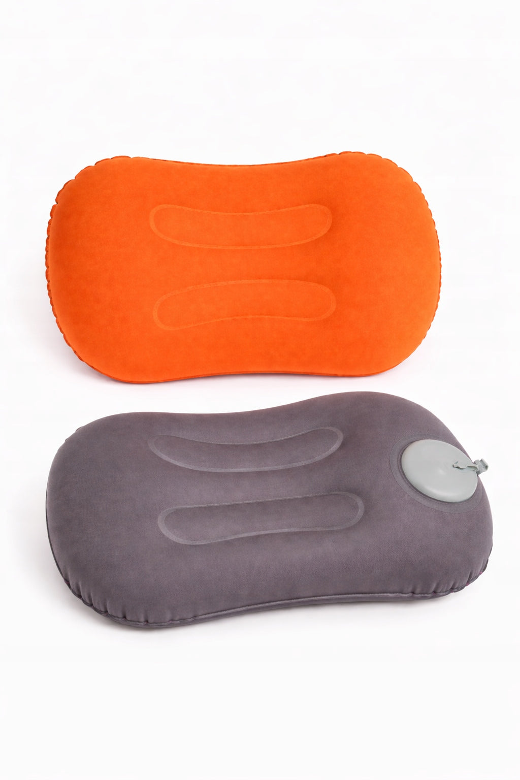 TRAVEL PILLOW Inflatable Tourist Camping for Car Orange Brand no brand