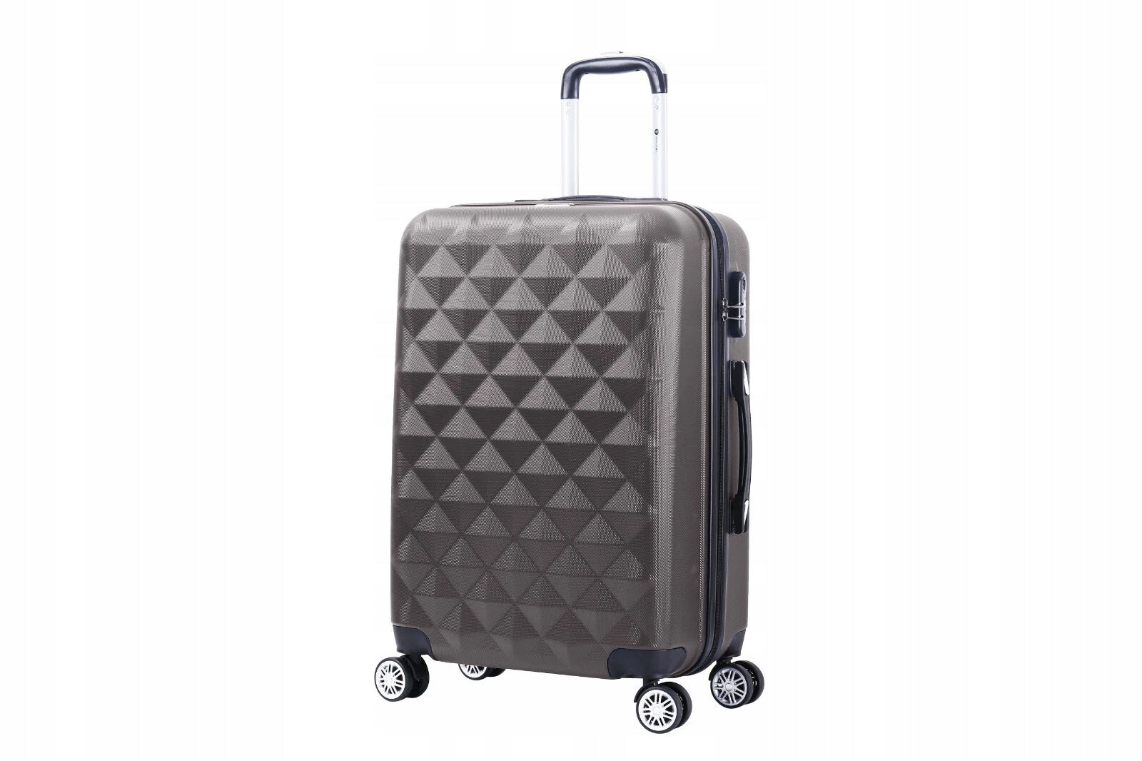 TRAVEL SUITCASE ON WHEELS LUGGAGE ABS HARD BAG STRONG L