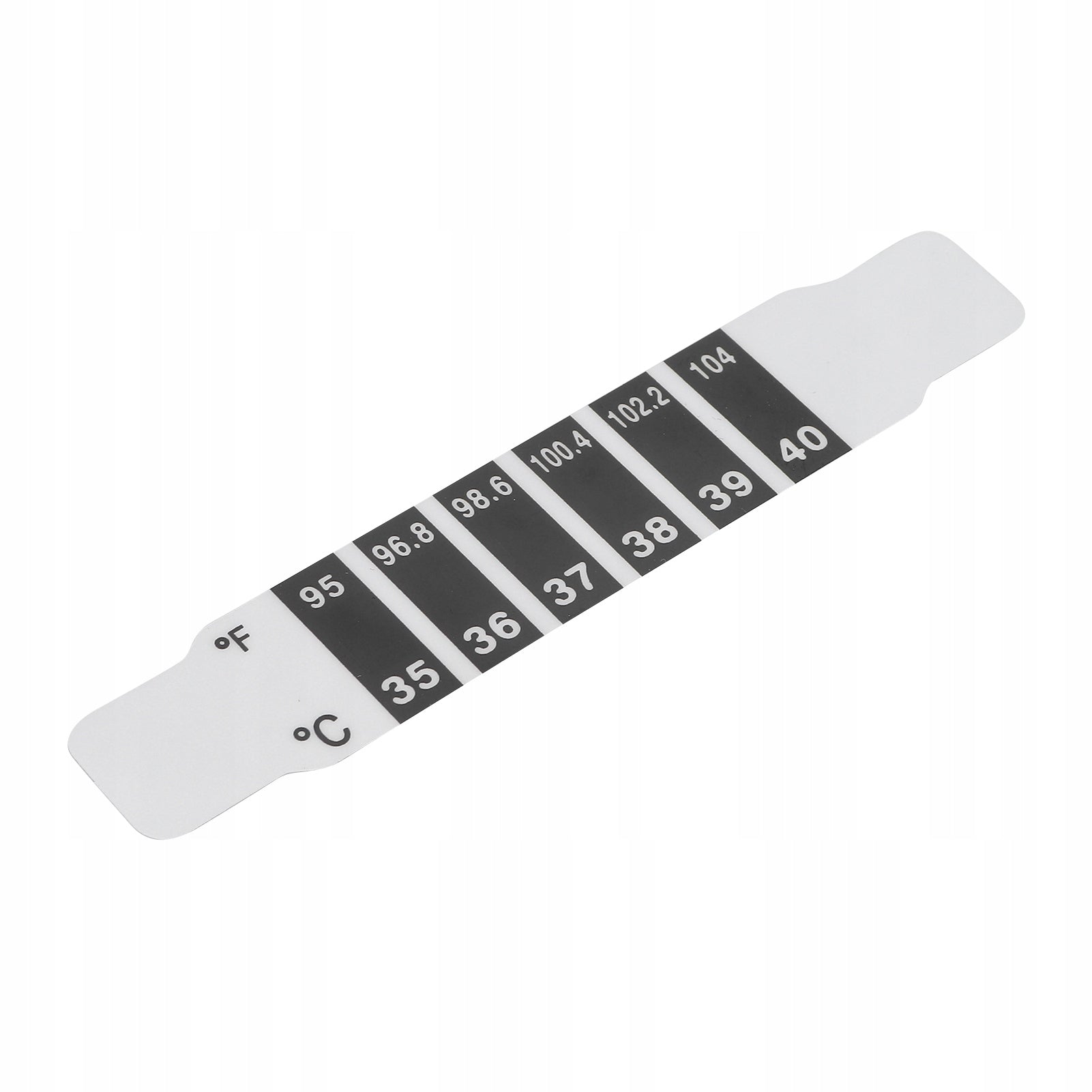 TRAVEL THERMOMETER FEVER INDICATOR TEMPERATURE SCALE IN DEGREES C AND F