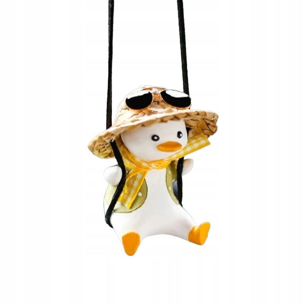 TRAVELER DUCK PENDANT DECORATION FOR CAR HOME OFFICE DECORATIVE DUCK
