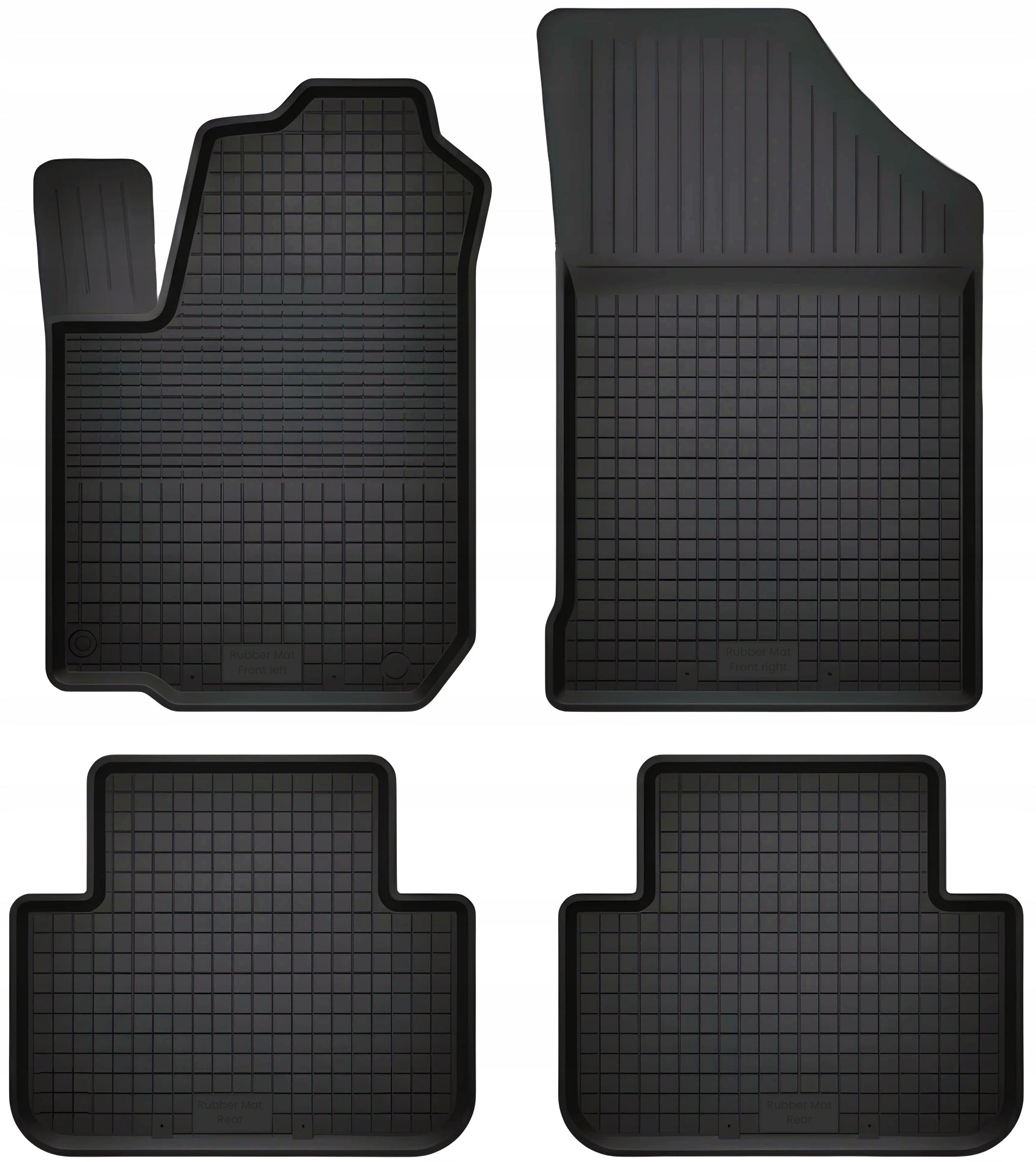 TRAY RUGS FITTED SET PREMIUM RUBBER