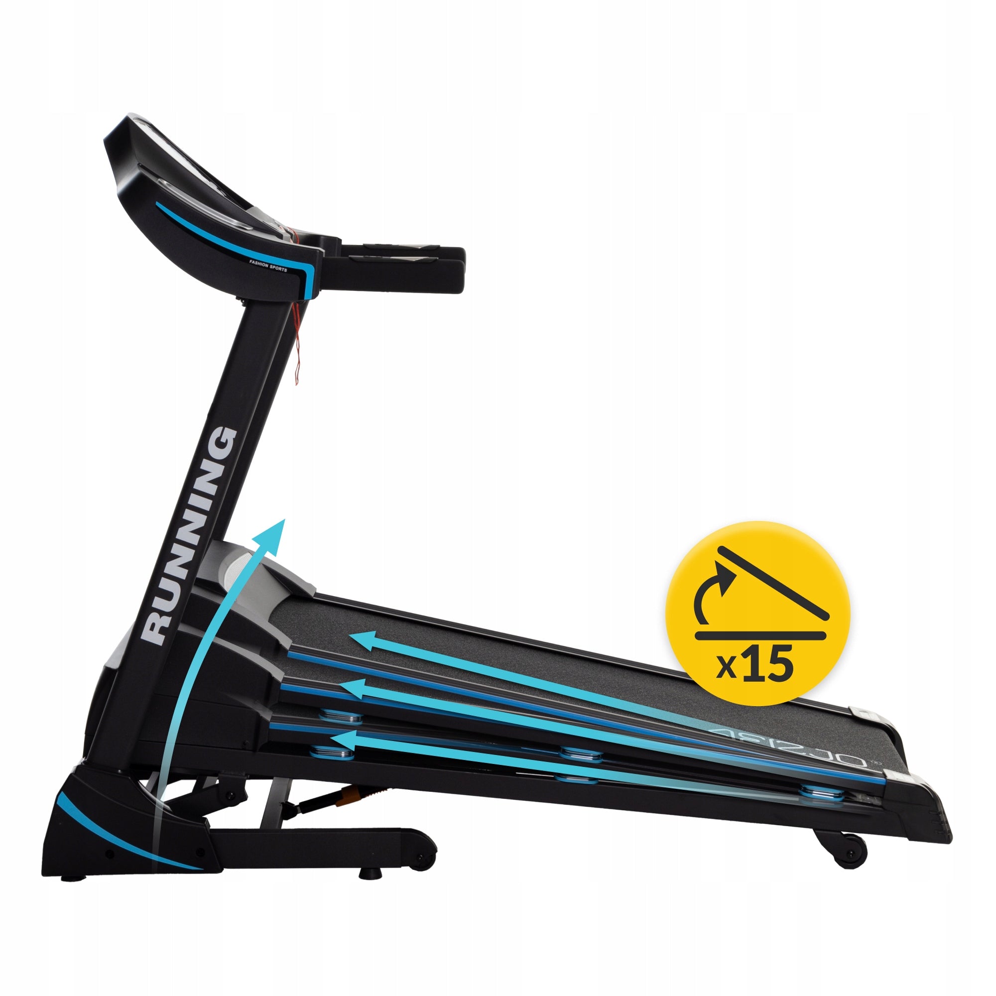 TREADMILL ELECTRIC HOME FOLDING ADJUSTMENT PULSE MEASUREMENT FAT PROGRAMS LCD Model TM FALCO S