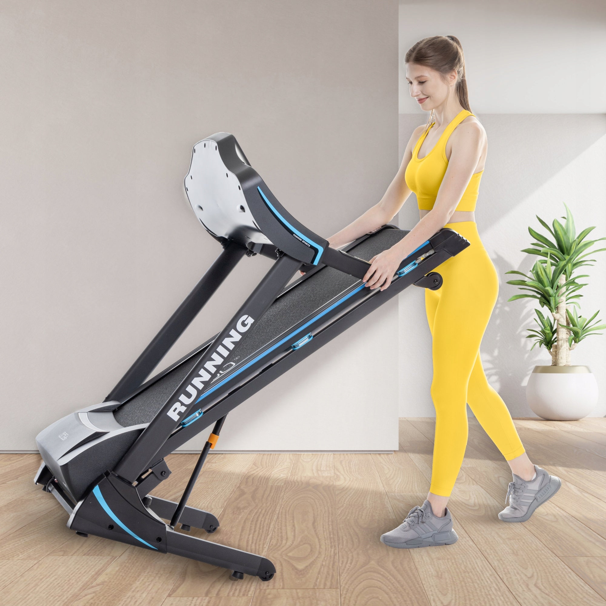 TREADMILL ELECTRIC HOME FOLDING ADJUSTMENT PULSE MEASUREMENT FAT PROGRAMS LCD Packaging status original